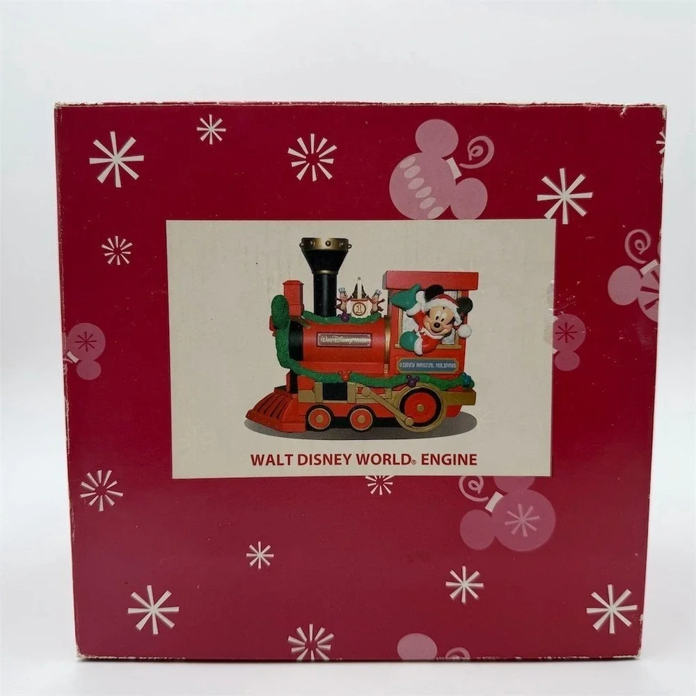 Disney Magical‎ Holidays 2008 Light-Up Train Engine Figurine Mickey w/ Box